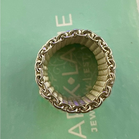 Sterling Silver Mesh Ring - Picture 3 of 4